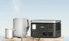 VITA 550 portable power station powers the kettle